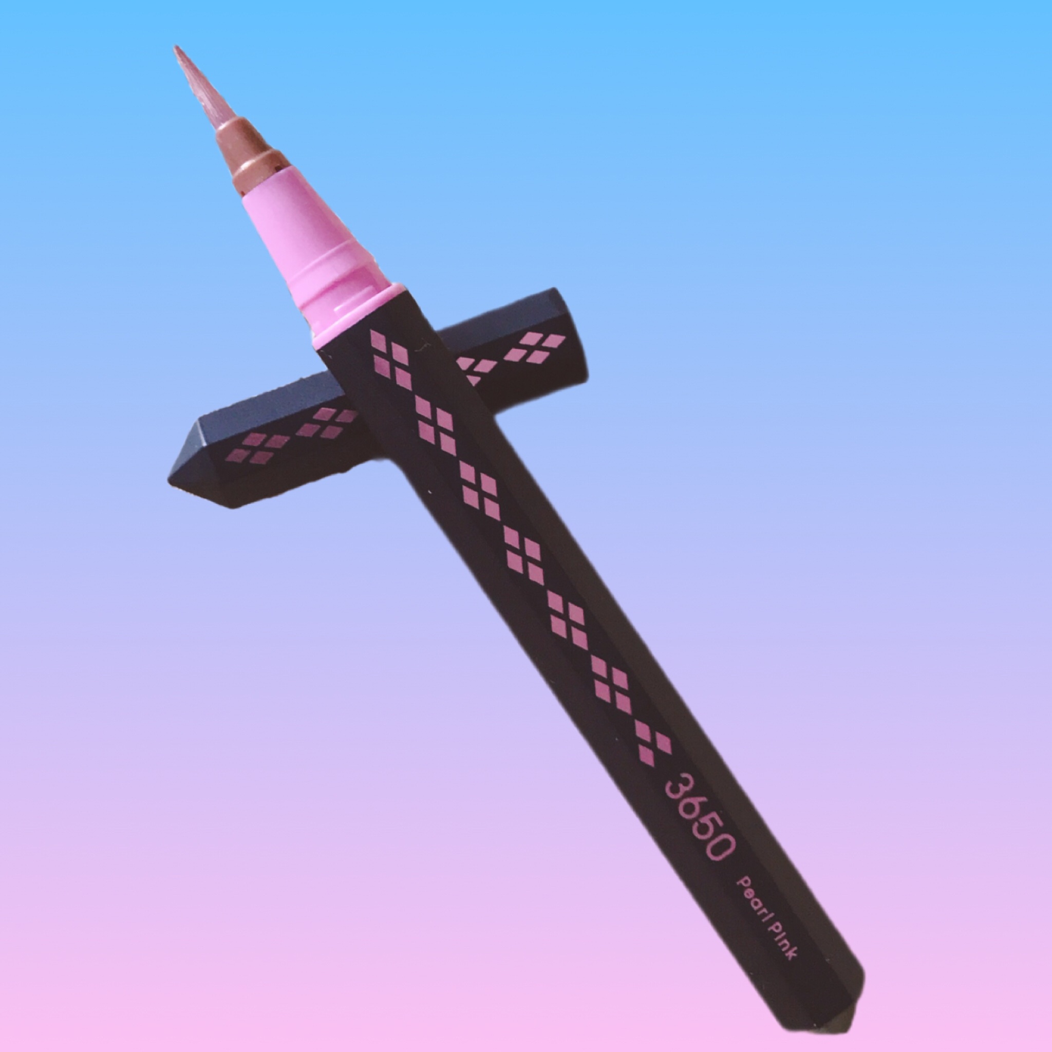 リキッドアイライナー  パールピンク(Pearl Pink)/3650/リキッドアイライナーを使ったクチコミ（3枚目）