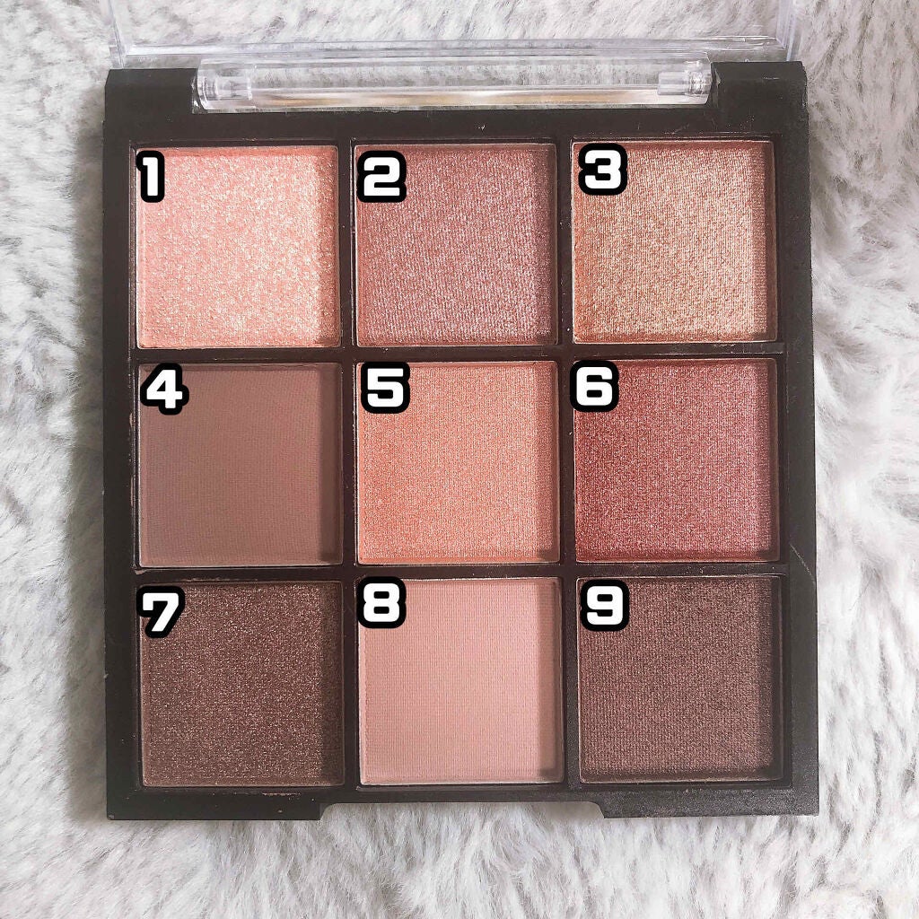 UR GLAM BLOOMING EYE COLOR PALETTE/U R GLAM/アイシャドウパレットを使ったクチコミ(2枚目)