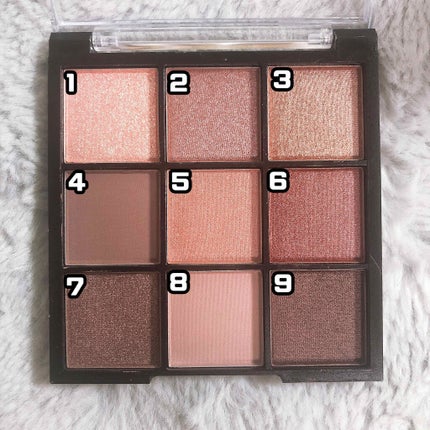 UR GLAM BLOOMING EYE COLOR PALETTE/U R GLAM/アイシャドウパレットを使ったクチコミ(2枚目)
