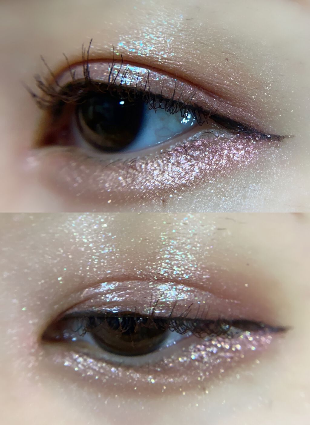 スパークリングアイグロス/スウィーツ スウィーツ/リキッドアイシャドウを使ったクチコミ(3枚目)