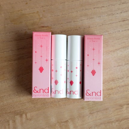 アンドバイロムアンド グラッシーボムティント/&nd by rom&nd/リップティントを使ったクチコミ(3枚目)