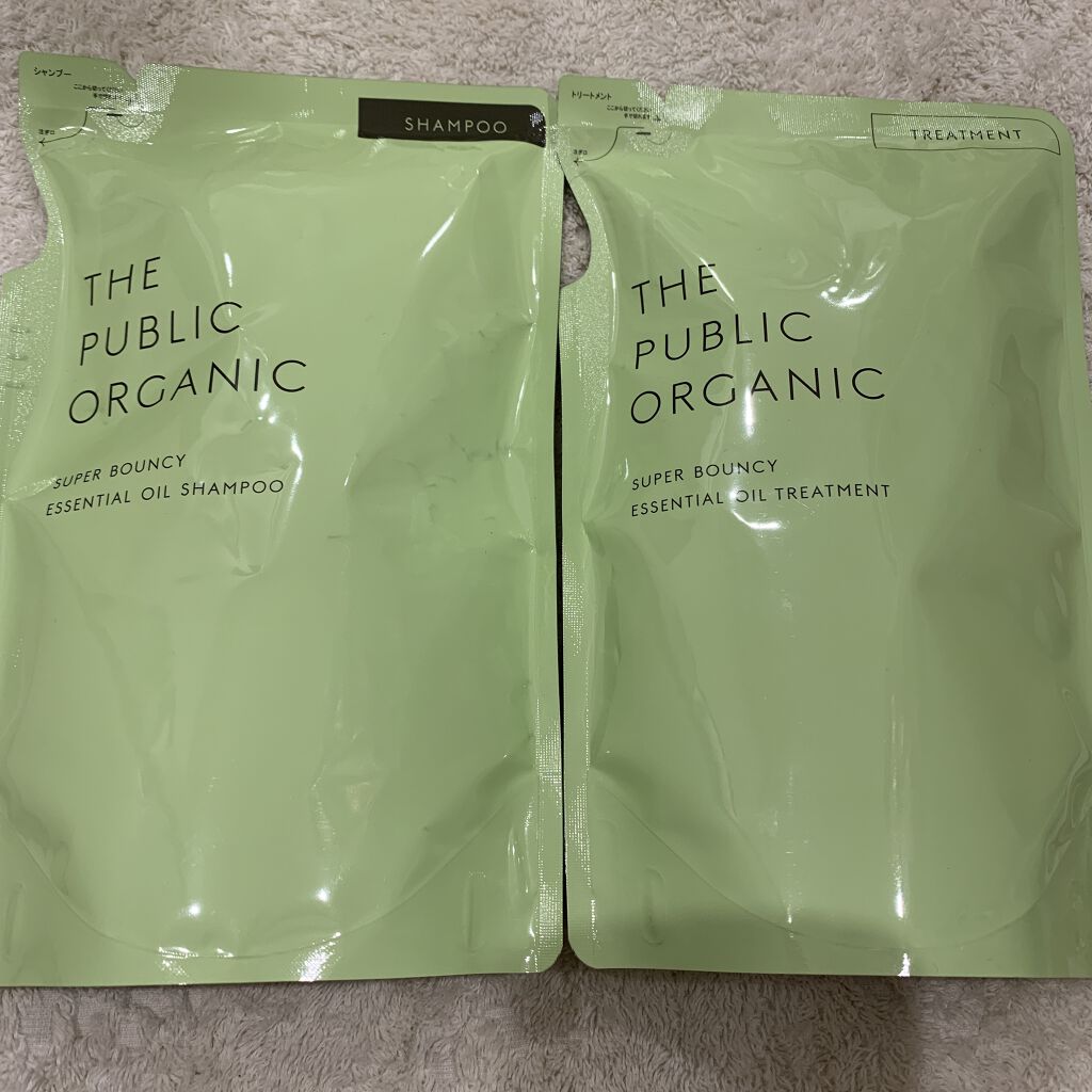 スーパーバウンシー DM シャンプー／DM ヘア トリートメント シャンプー詰替 400ml/THE PUBLIC ORGANIC/市販シャンプーを使ったクチコミ（1枚目）
