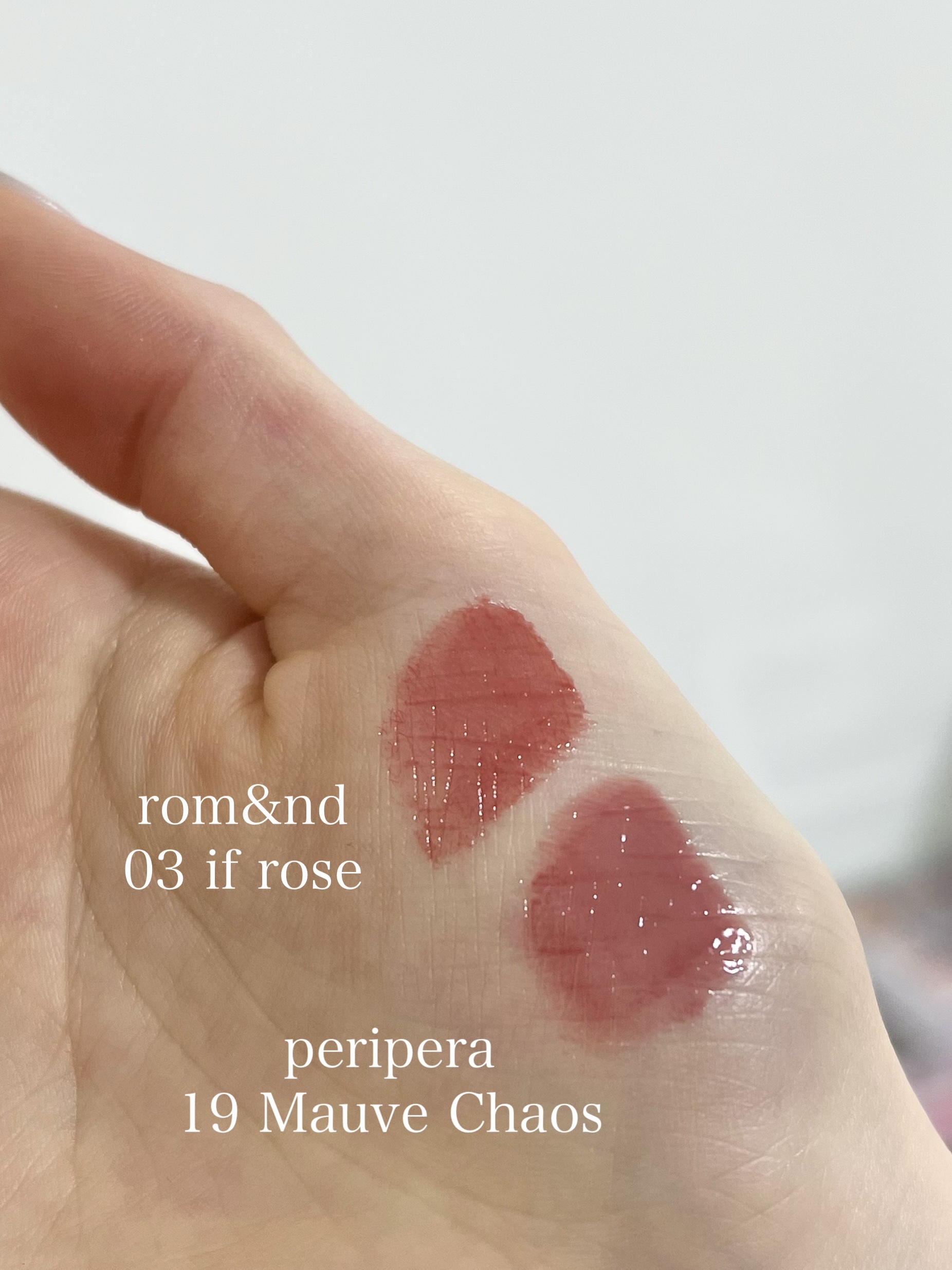 デュイフルウォーターティント/rom&nd/リップティントを使ったクチコミ（2枚目）