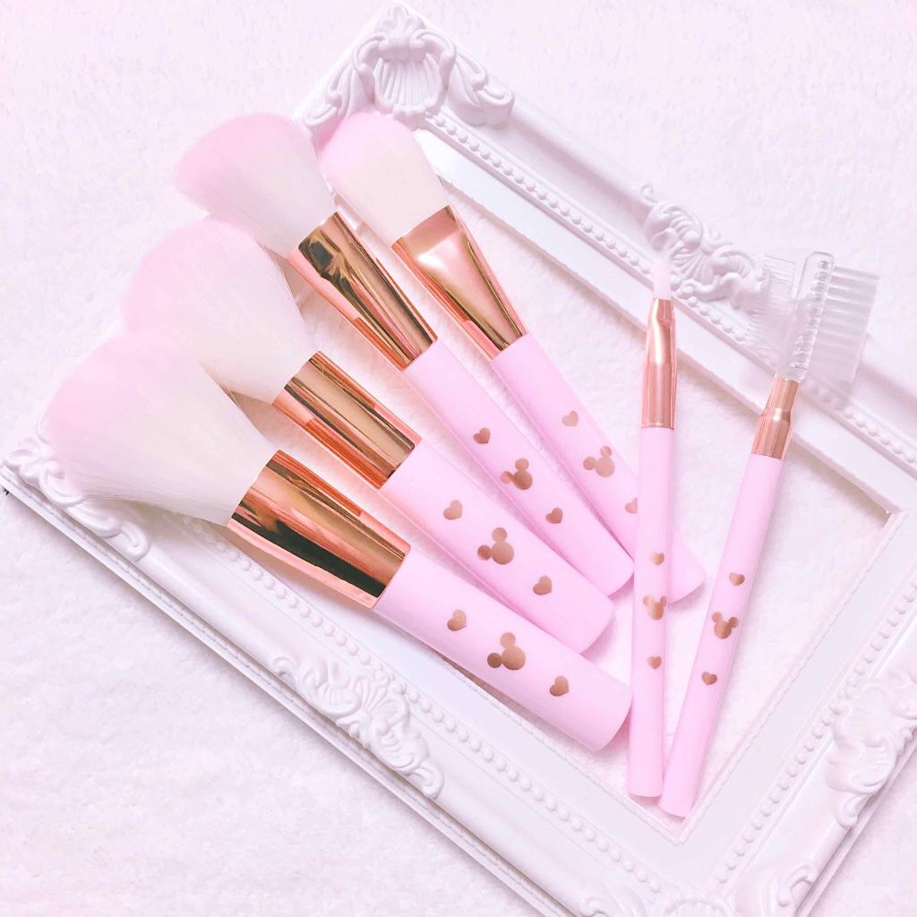 ごくふわっ ミッキーブラシ/DAISO/メイクブラシを使ったクチコミ(1枚目)