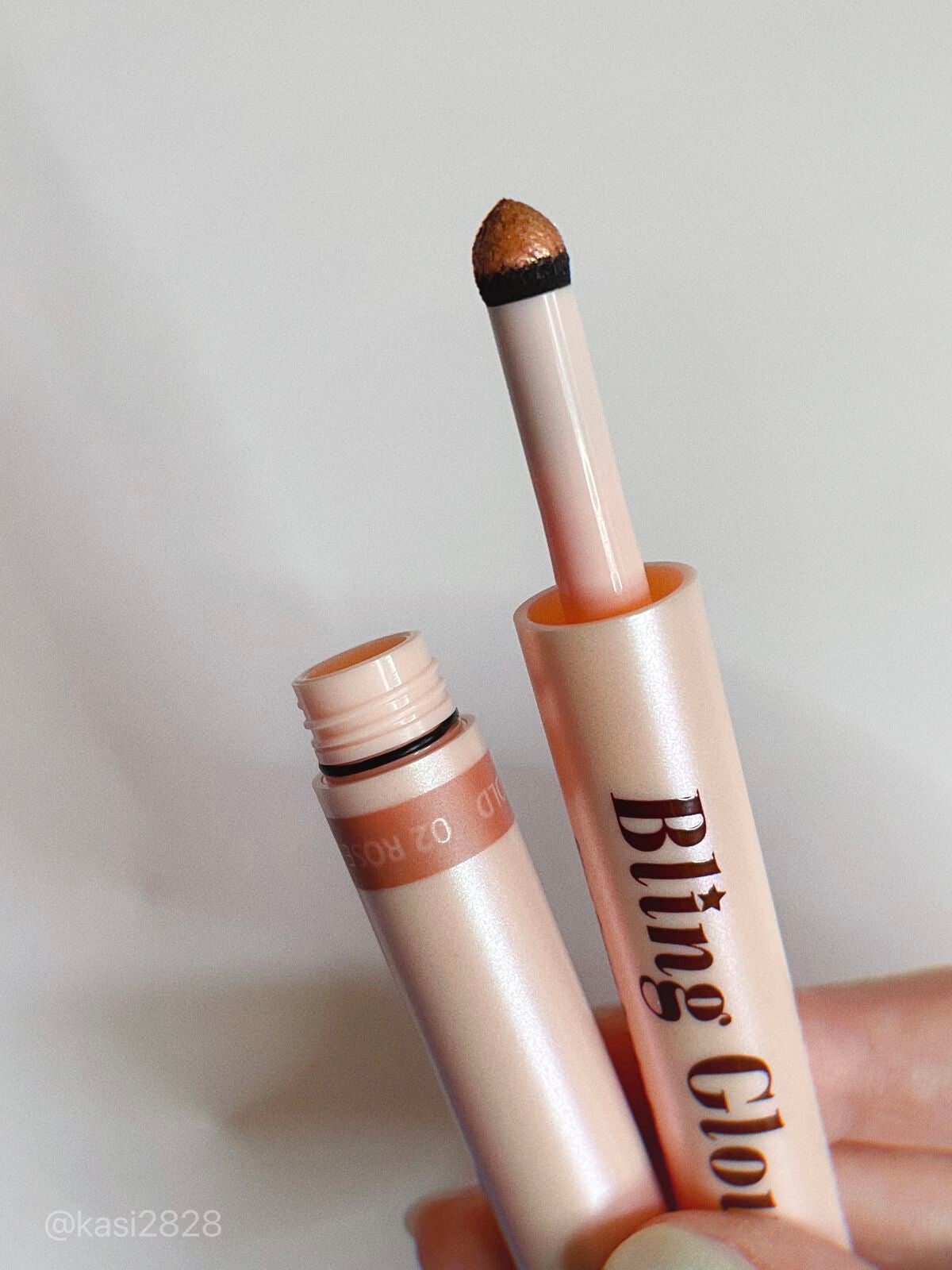 ブリンクリームパウダーシャドウ/BLING GLOW/単色アイシャドウを使ったクチコミ(3枚目)