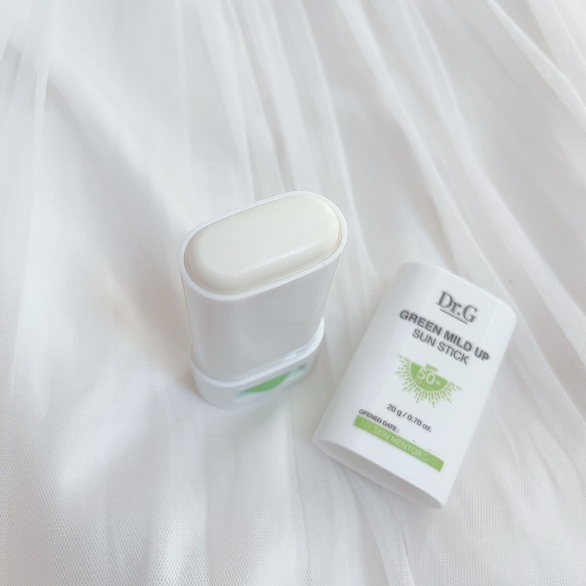 グリーンマイルドアップサンプラス/Dr.G/日焼け止めクリームを使ったクチコミ(3枚目)