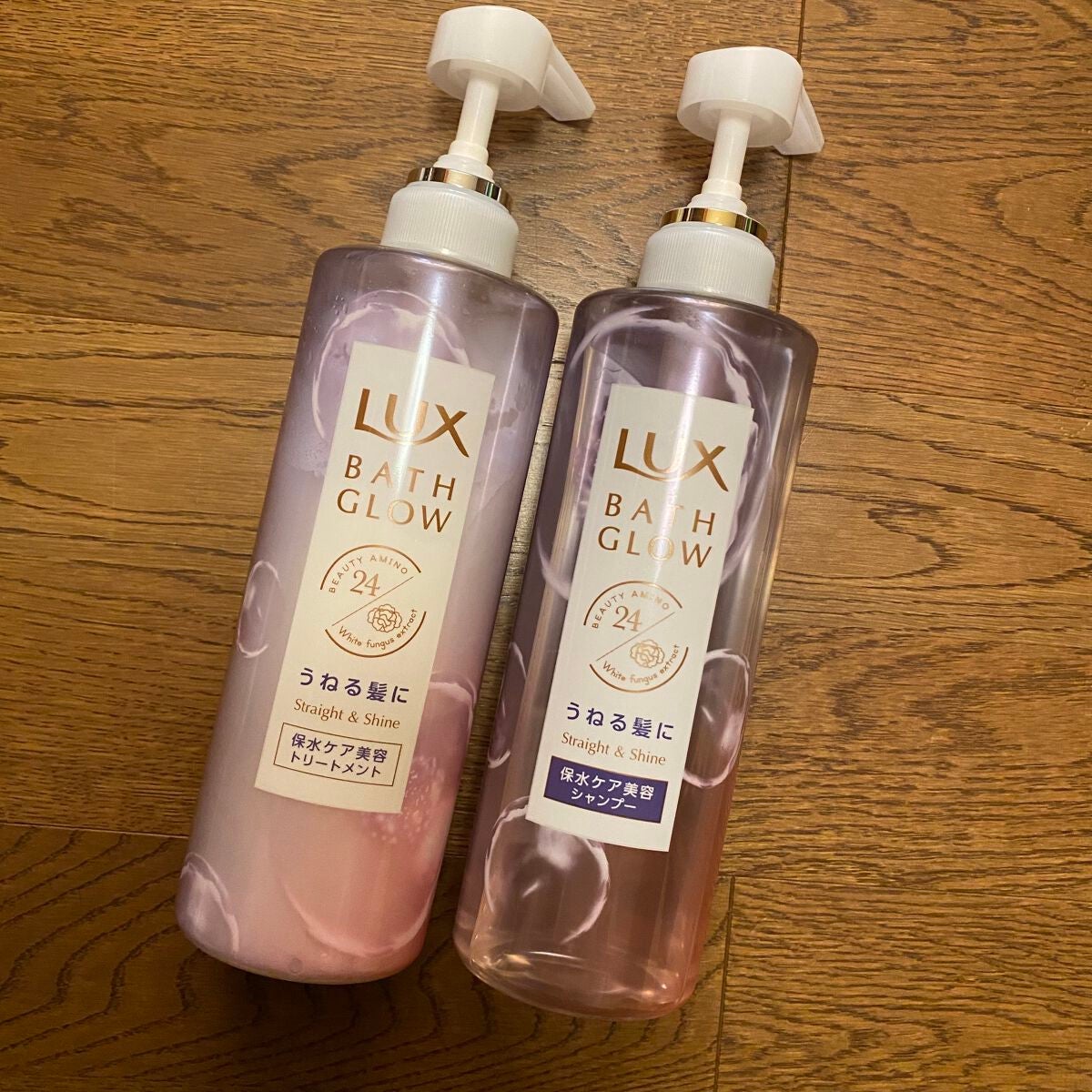 バスグロウ ストレート&シャイン シャンプー/トリートメント/LUX/市販シャンプーを使ったクチコミ(1枚目)