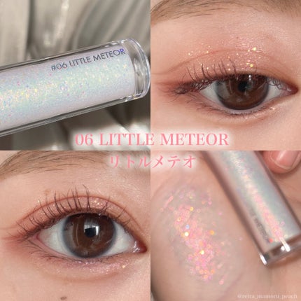 リキッド グリッター シャドウ/rom&nd/グリッターを使ったクチコミ(5枚目)