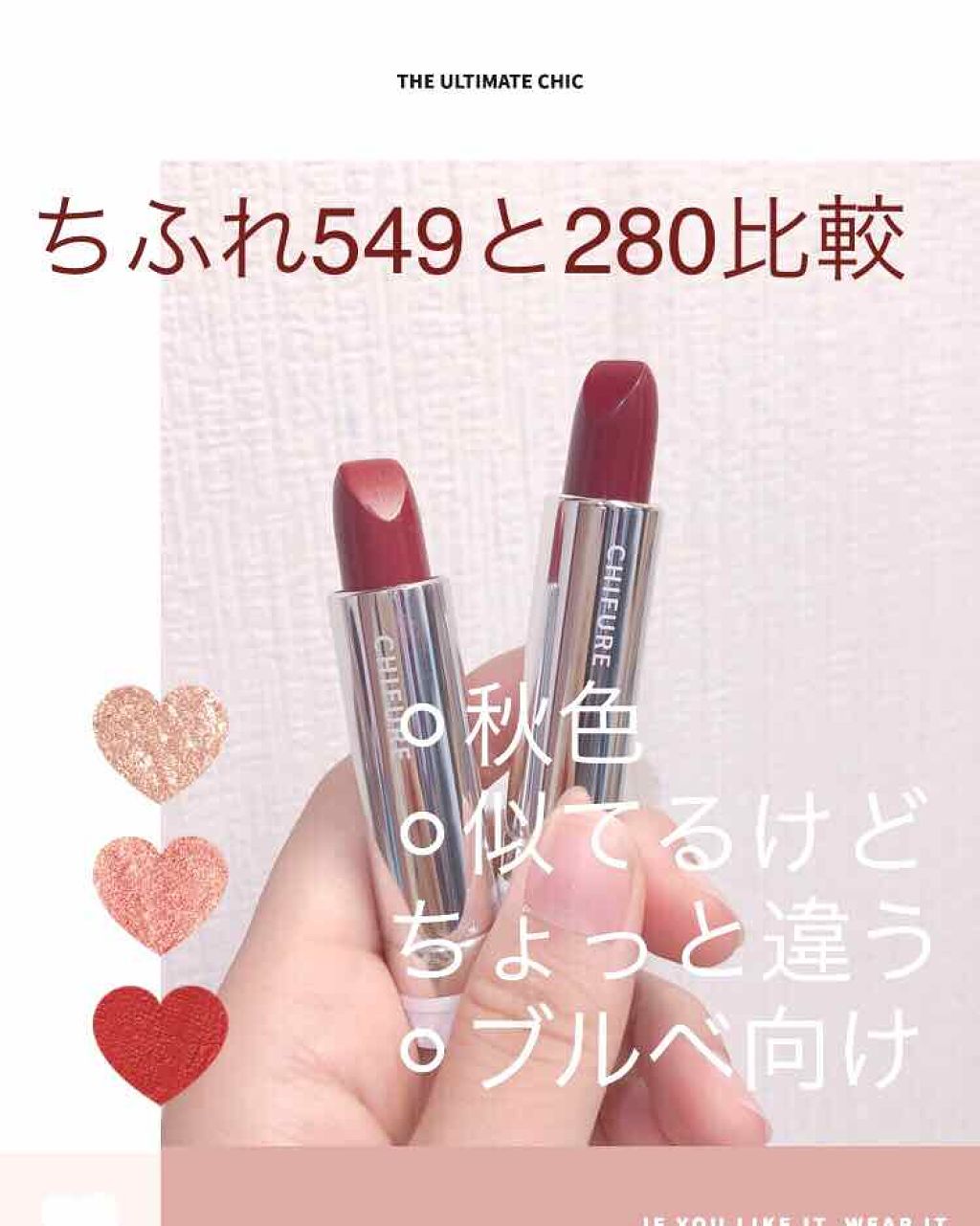 口紅（詰替用）/ちふれ/口紅を使ったクチコミ（1枚目）