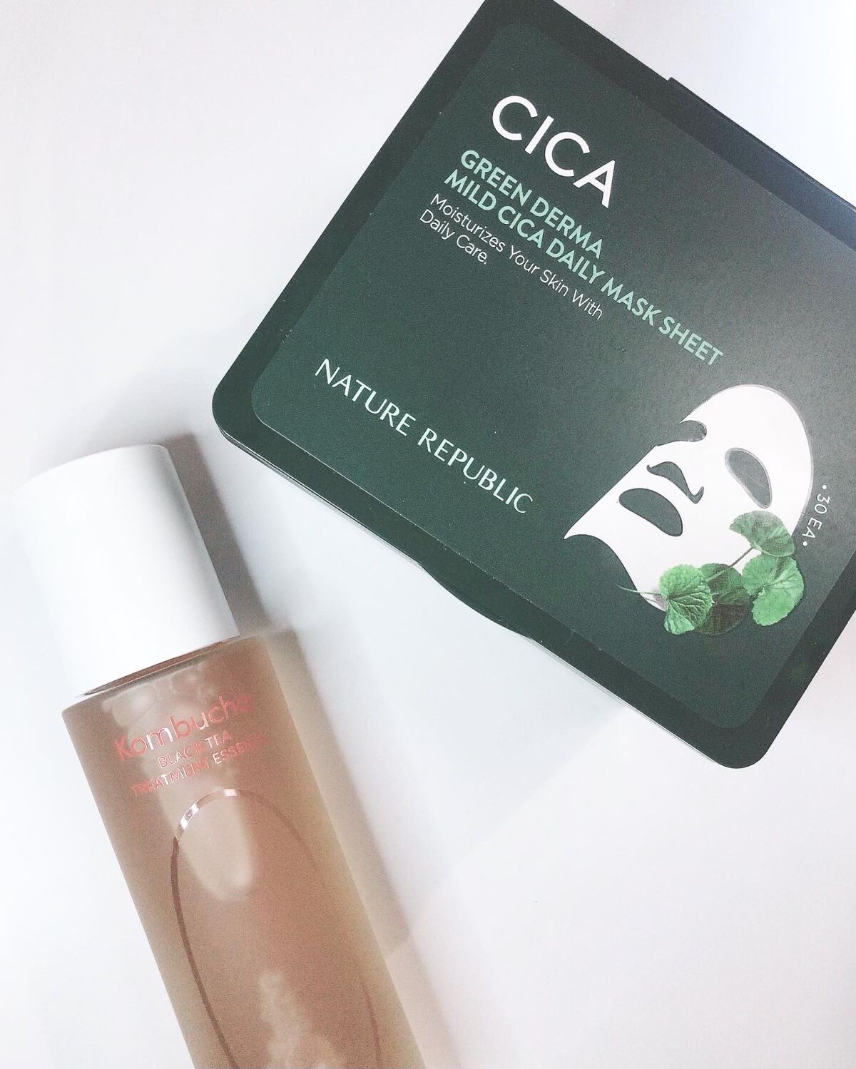 グリーンダーマCICA デイリーシートマスク/ネイチャーリパブリック/シートマスク・パックを使ったクチコミ（1枚目）