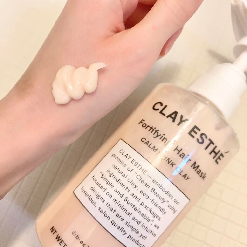 プライミングシャンプー/フォーティファイングヘアマスク ピンククレイ/クレイエステ/サロンシャンプーを使ったクチコミ(5枚目)
