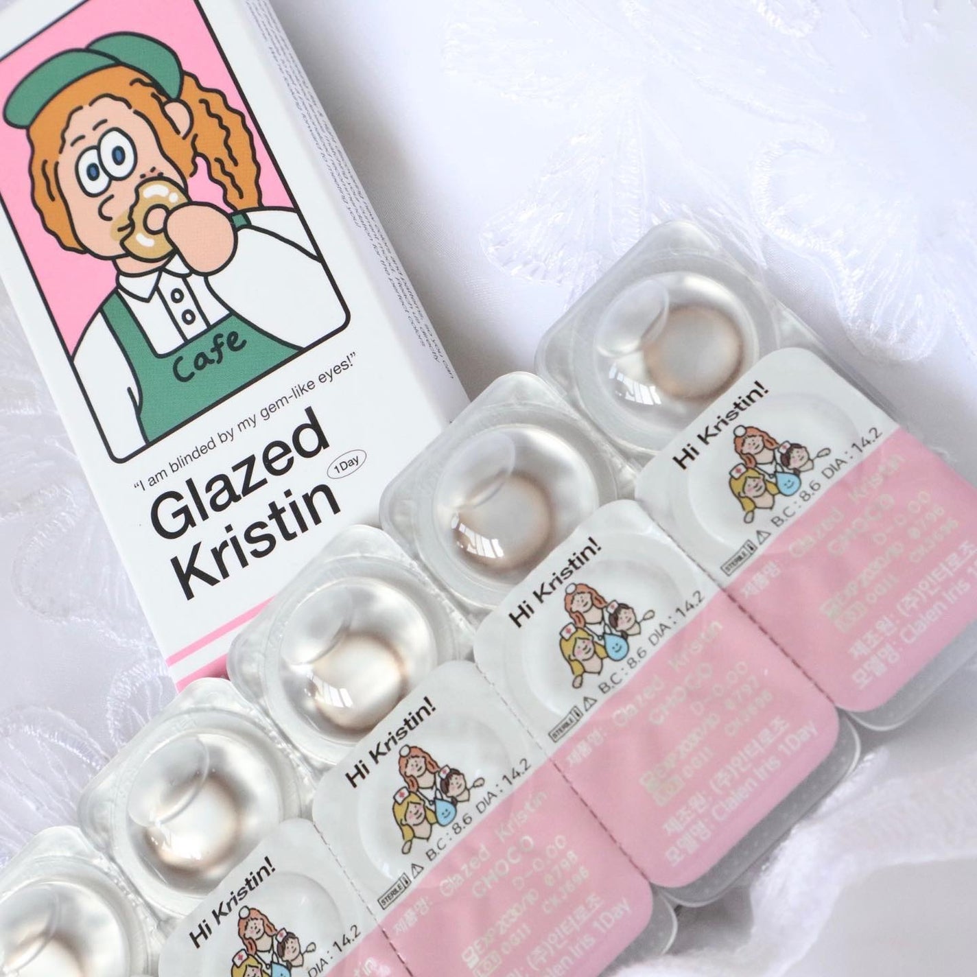 Glazed Krirtin/Hapa kristin/カラーコンタクトレンズを使ったクチコミ(3枚目)