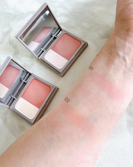 シアーブラッシュ /rafuna/パウダーチークを使ったクチコミ(2枚目)