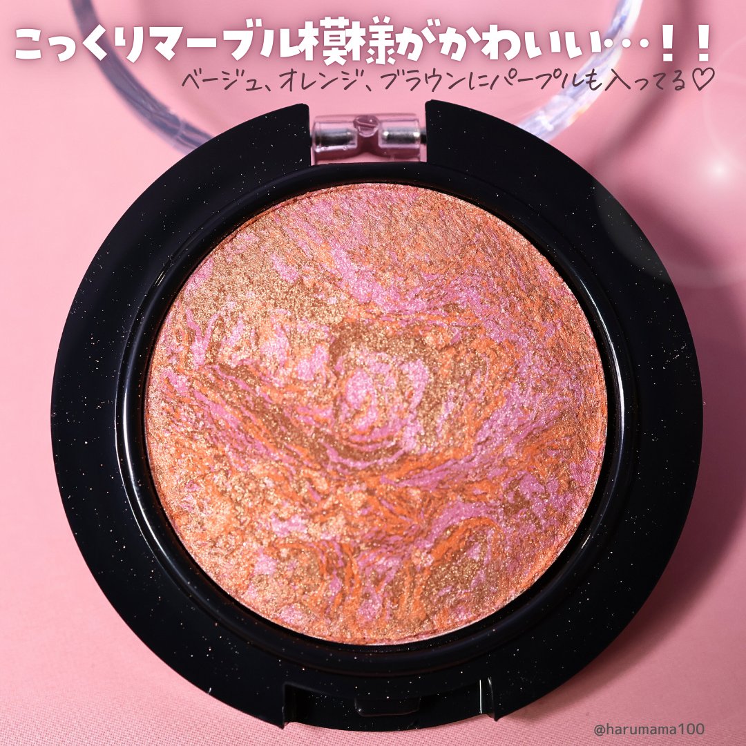 クッキーマーブルチーク/ドド/プレストパウダーを使ったクチコミ（3枚目）