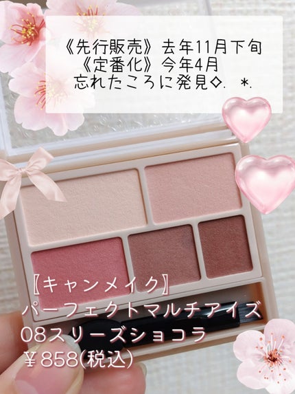 パーフェクトマルチアイズ/キャンメイク/アイシャドウパレットを使ったクチコミ(2枚目)