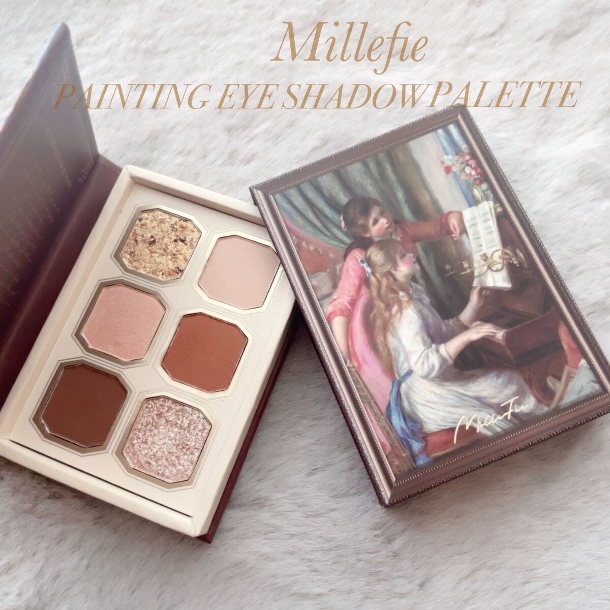 絵画アイシャドウパレット/MilleFée/アイシャドウパレットを使ったクチコミ(1枚目)