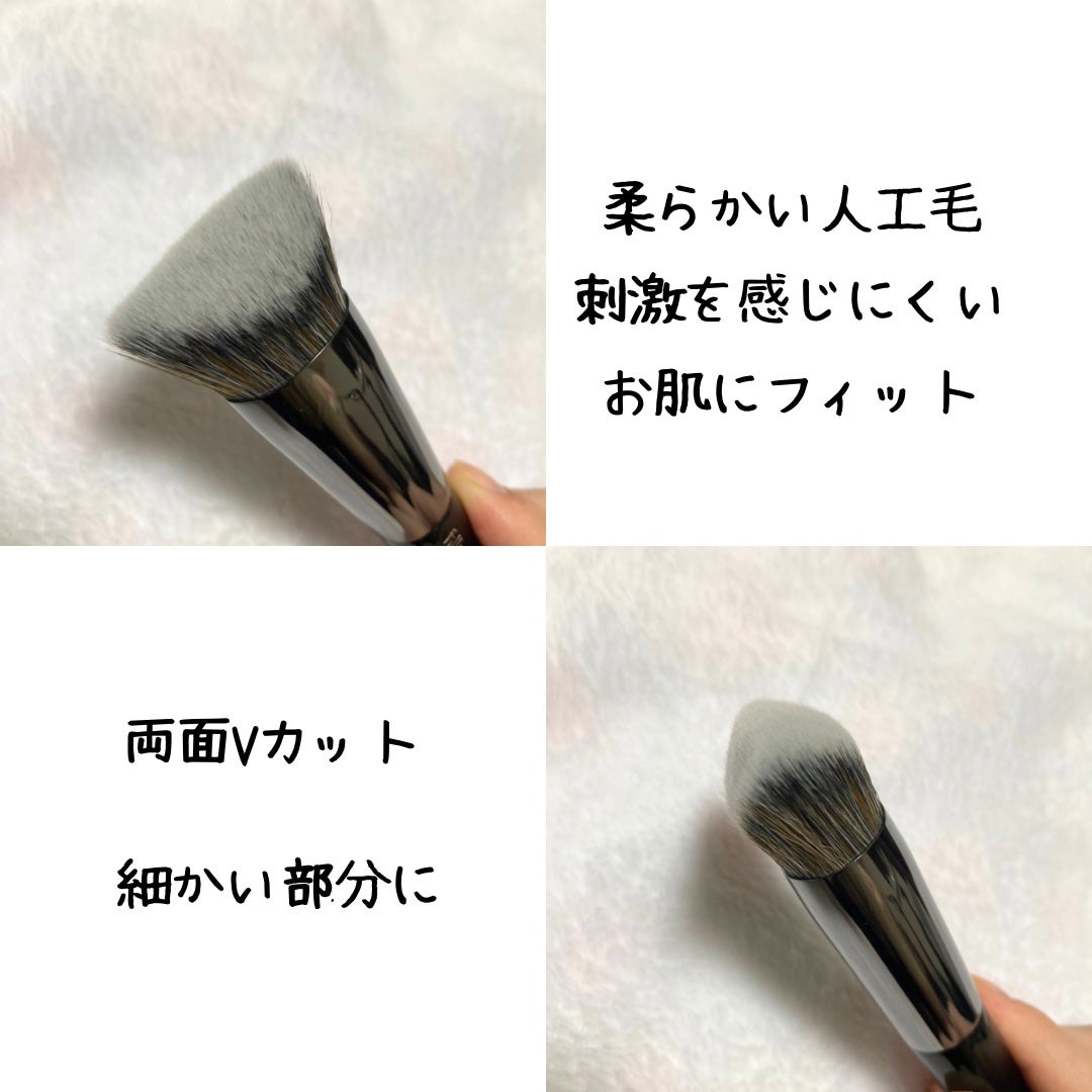 Fillimilli Vカットファンデーションブラシ 822/fillimilli/メイクブラシを使ったクチコミ(2枚目)