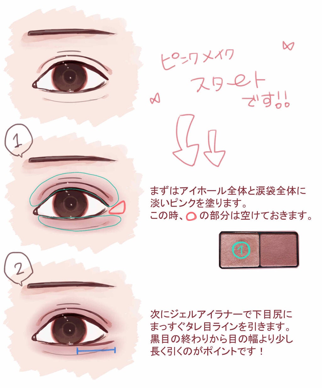 クリーミータッチライナー/キャンメイク/ジェルアイライナーを使ったクチコミ(2枚目)