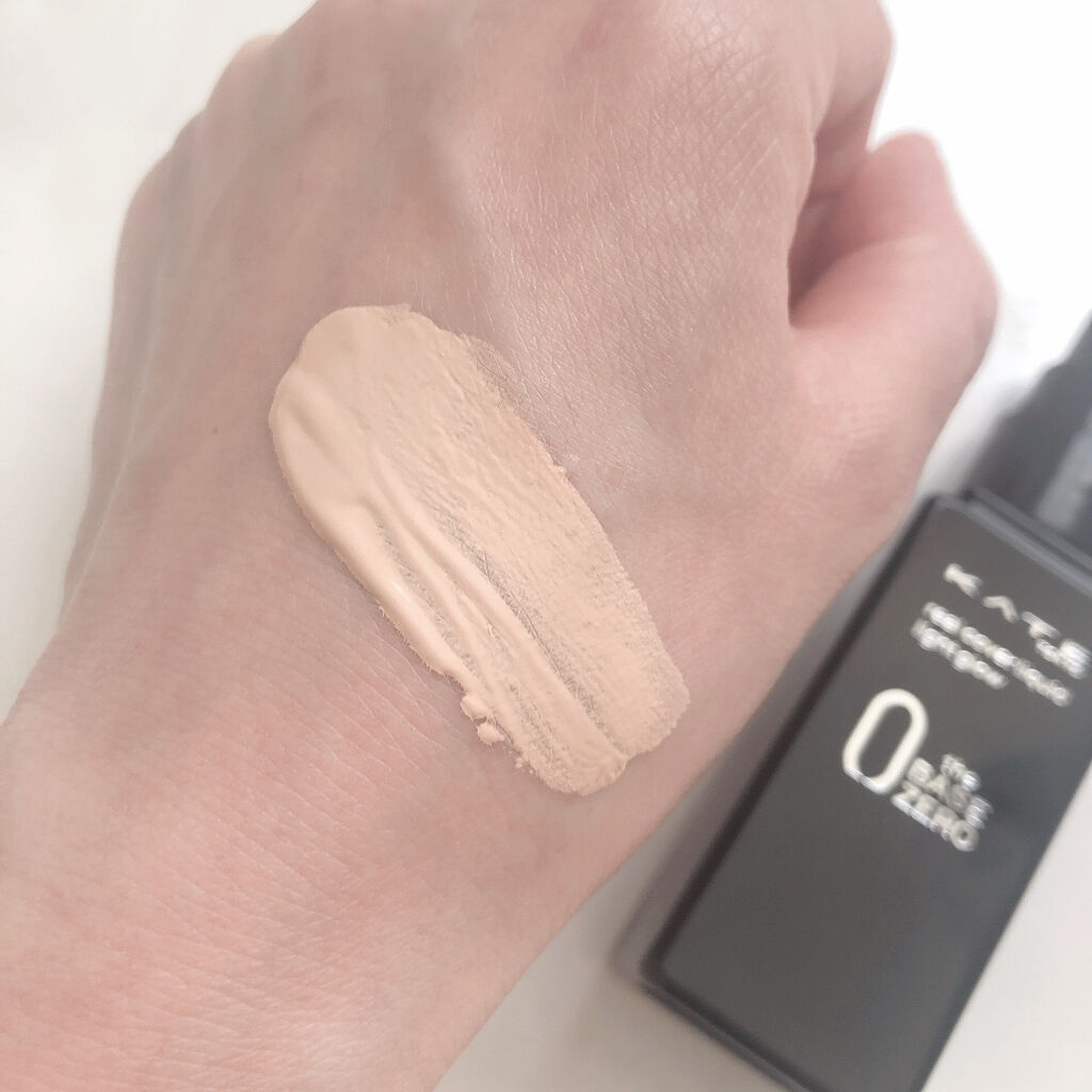 リアルカバーリキッド（ライトグロウ）/KATE/リキッドファンデーションを使ったクチコミ（2枚目）