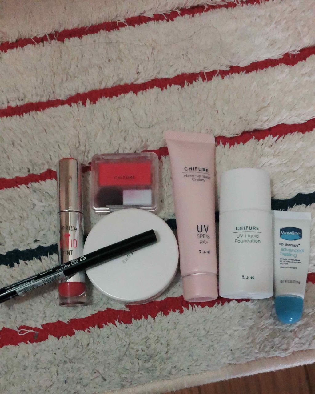 チーク カラー(ブラシ付)/ちふれ/パウダーチークを使ったクチコミ(1枚目)