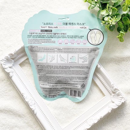 フットピーリングダブルエッセンスマスク/soflisse/レッグ・フットケアを使ったクチコミ(2枚目)