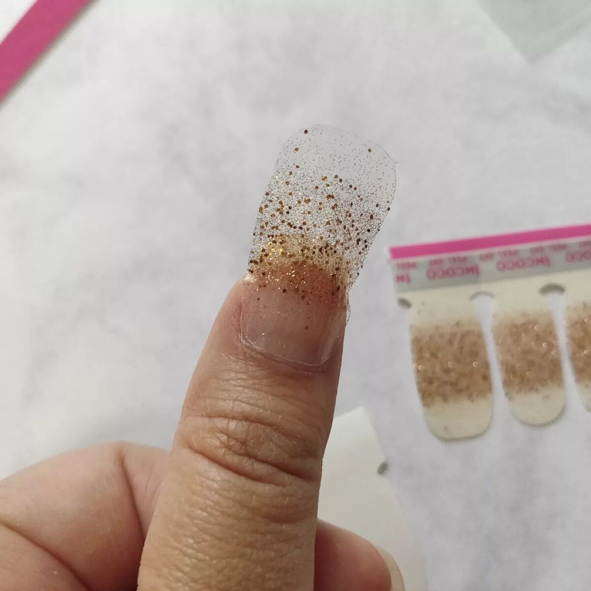 INCOCO インココ マニキュアシート/インココ/ネイルシールを使ったクチコミ(7枚目)