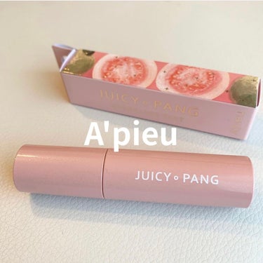 アピュー ジューシーパン スパークリングティント BE02 おねだりグアバ(オーロラ姫デザイン)/A’pieu/口紅を使ったクチコミ（1枚目）
