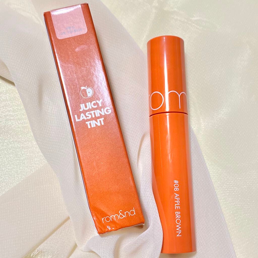 ジューシーラスティングティント/rom&nd/リップティントを使ったクチコミ(2枚目)