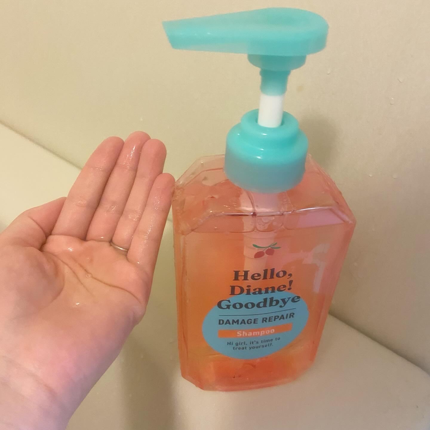 ハローダイアン グッバイ ダメージリペア シャンプー/トリートメント/ダイアン/市販シャンプーを使ったクチコミ（2枚目）