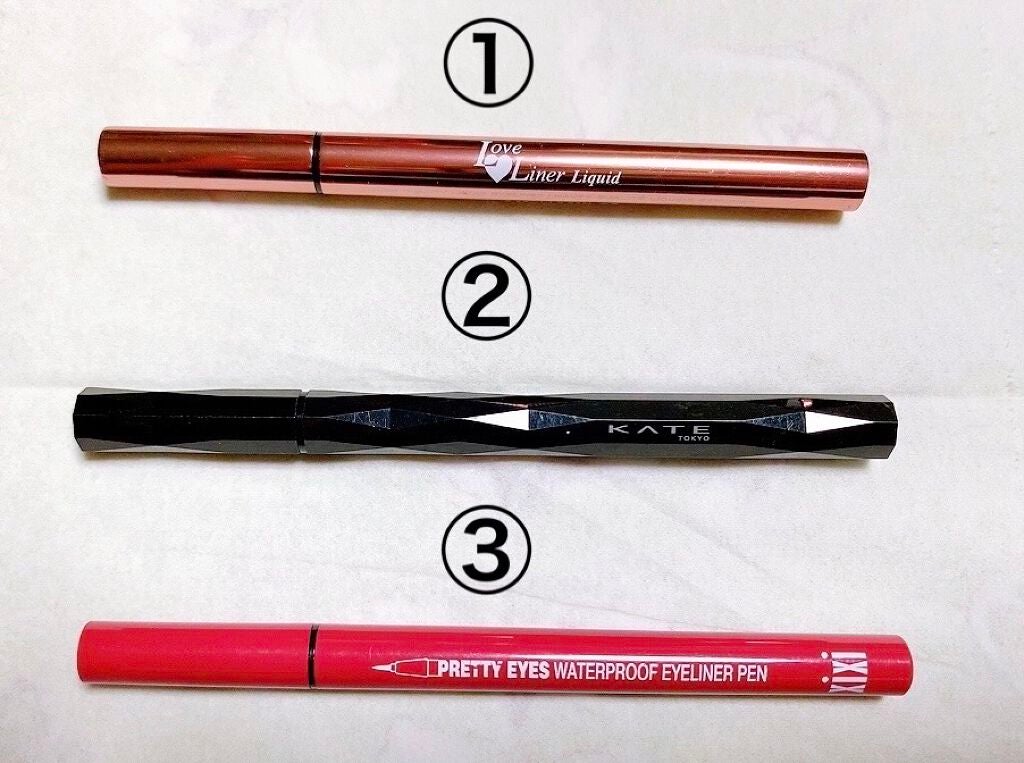 ラブ・ライナー リキッドアイライナーR3/ラブ・ライナー/リキッドアイライナーを使ったクチコミ(1枚目)