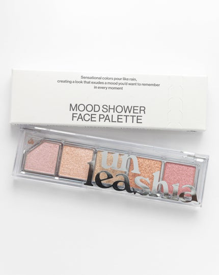 Mood Shower Face Palette/unleashia/パウダーハイライトを使ったクチコミ(1枚目)