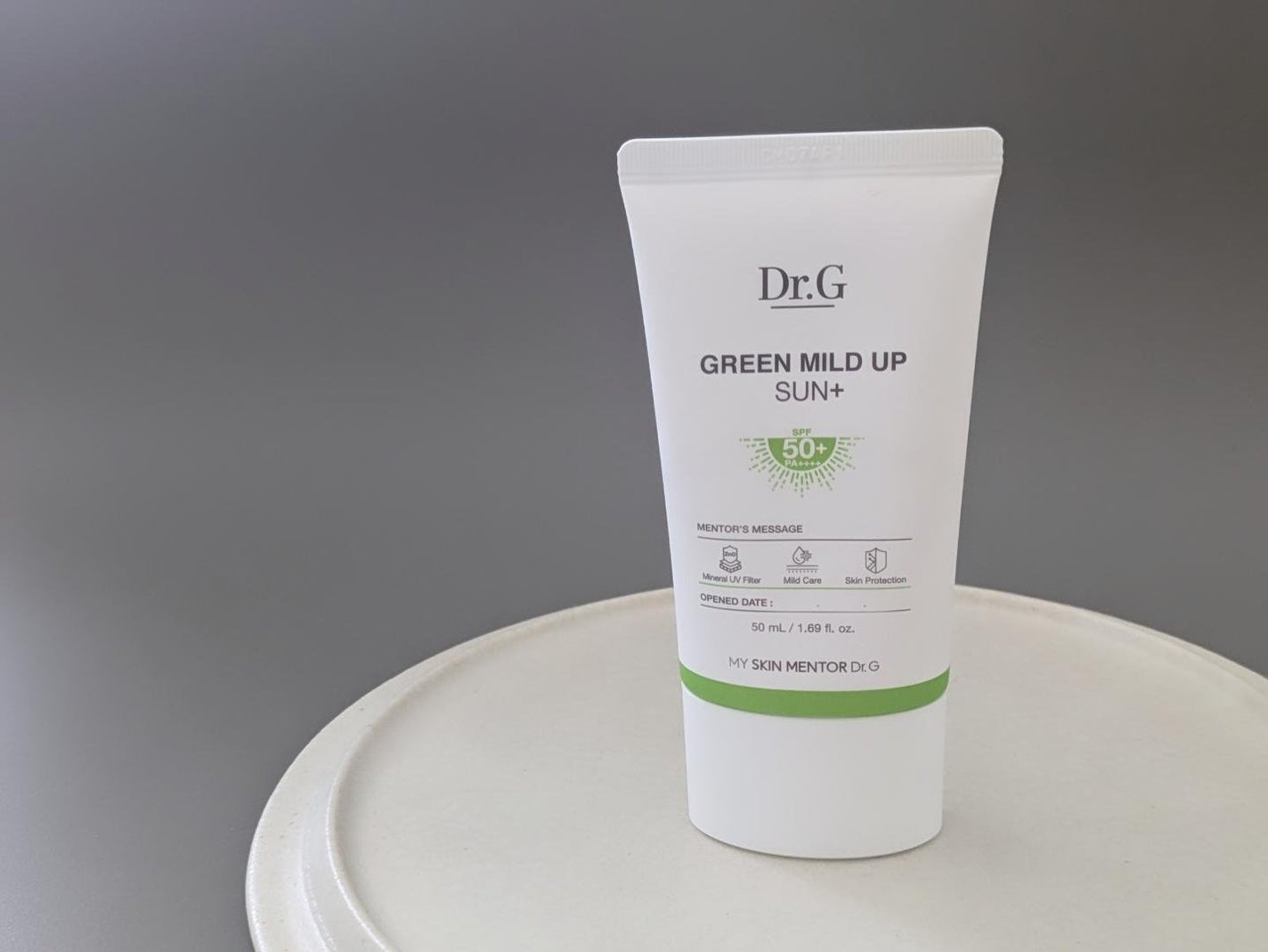 グリーンマイルドアップサンプラス/Dr.G/日焼け止めクリームを使ったクチコミ(1枚目)