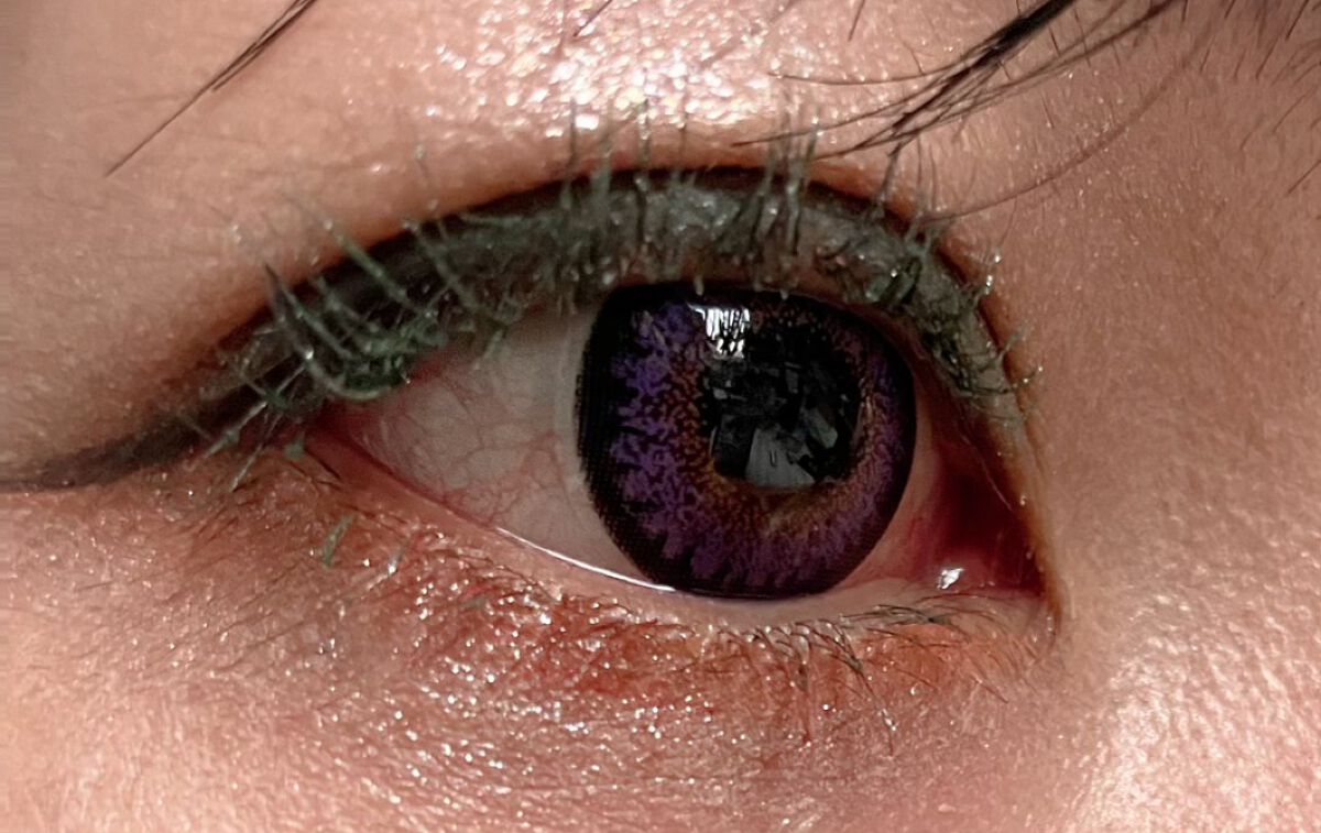 loveil 1day  Violet glare/loveil/ワンデー（１DAY）カラコンを使ったクチコミ（1枚目）