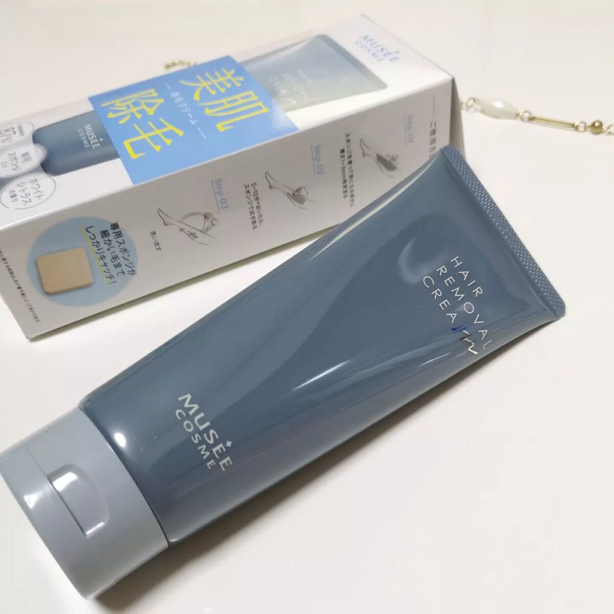 ミュゼコスメ メンズ 薬用ヘアリムーバルクリーム ホワイトシトラスの香り/ミュゼコスメ/除毛クリームを使ったクチコミ（1枚目）