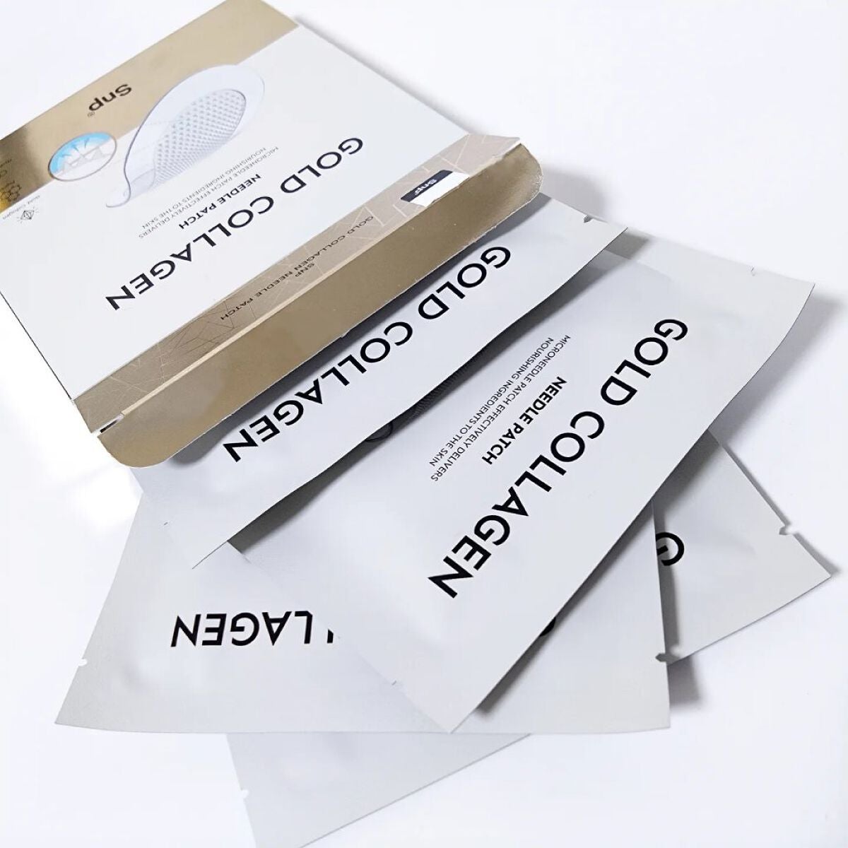 ゴールドコラーゲンニードルパッチ/SNP/アイケア・アイクリームを使ったクチコミ(1枚目)