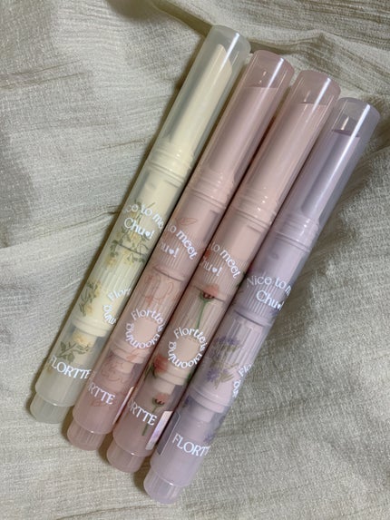 フロレット メルティーハート スティックグロス/FLORTTE/口紅を使ったクチコミ(4枚目)