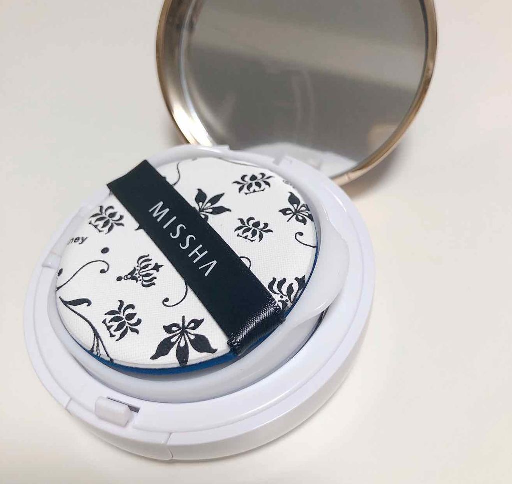 M クッション ファンデーション(モイスチャー)/MISSHA/クッションファンデーションを使ったクチコミ(2枚目)