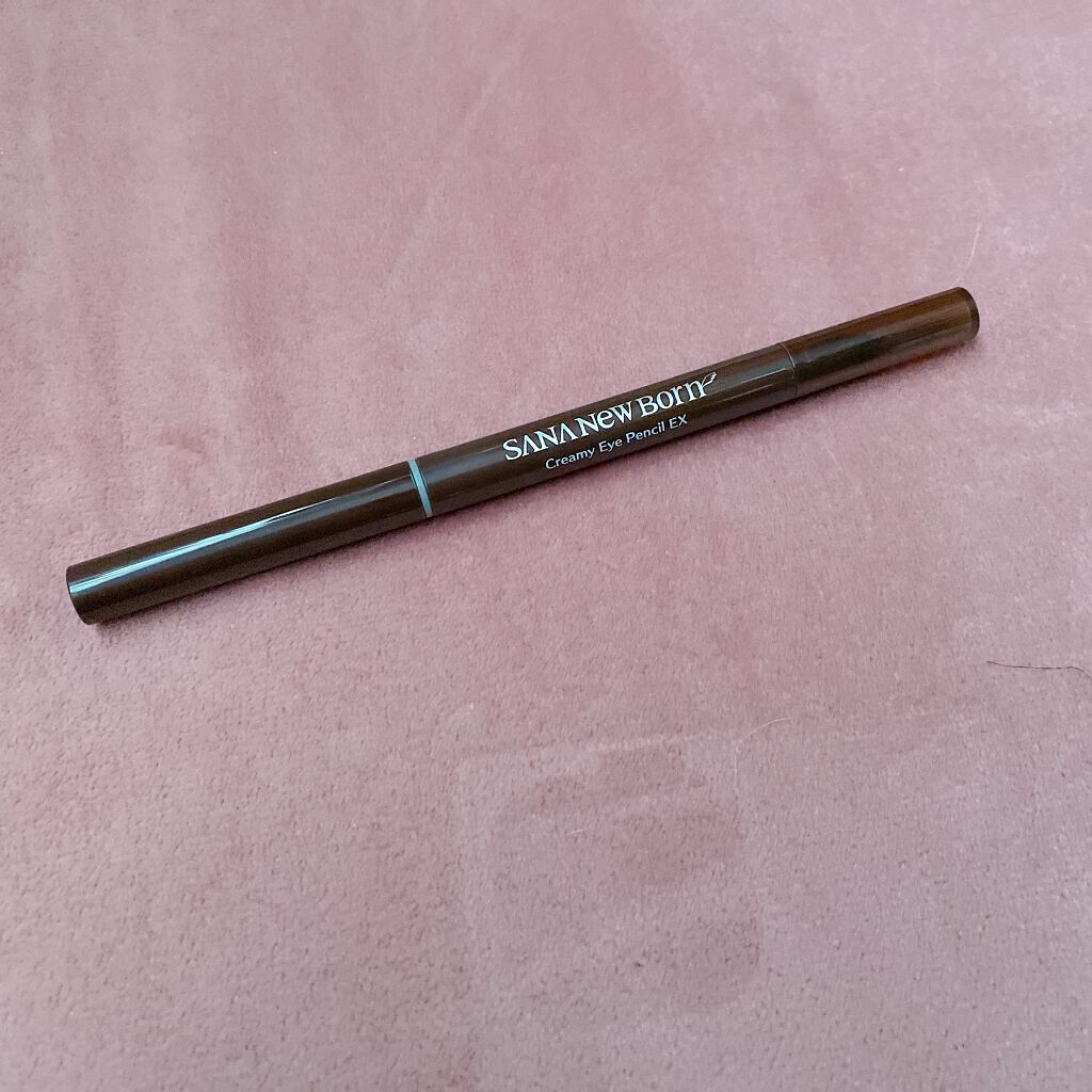  クリーミーアイペンシルEX 01ダークブラウン/サナ ニューボーン/ペンシルアイライナーを使ったクチコミ（1枚目）
