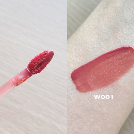 ムードインハンサーウォーターリキッドグロウ/hince/口紅を使ったクチコミ(2枚目)