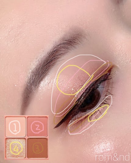 ベターザンアイズ ミュージックシリーズ/rom&nd/アイシャドウパレットを使ったクチコミ(2枚目)