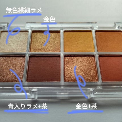 AC 8カラーアイパレット/AC MAKEUP/アイシャドウパレットを使ったクチコミ(3枚目)