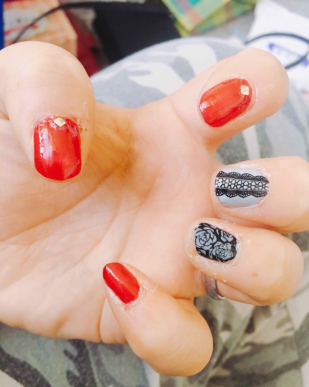 速乾トップコート/キャンドゥ/ネイルトップコートを使ったクチコミ(2枚目)