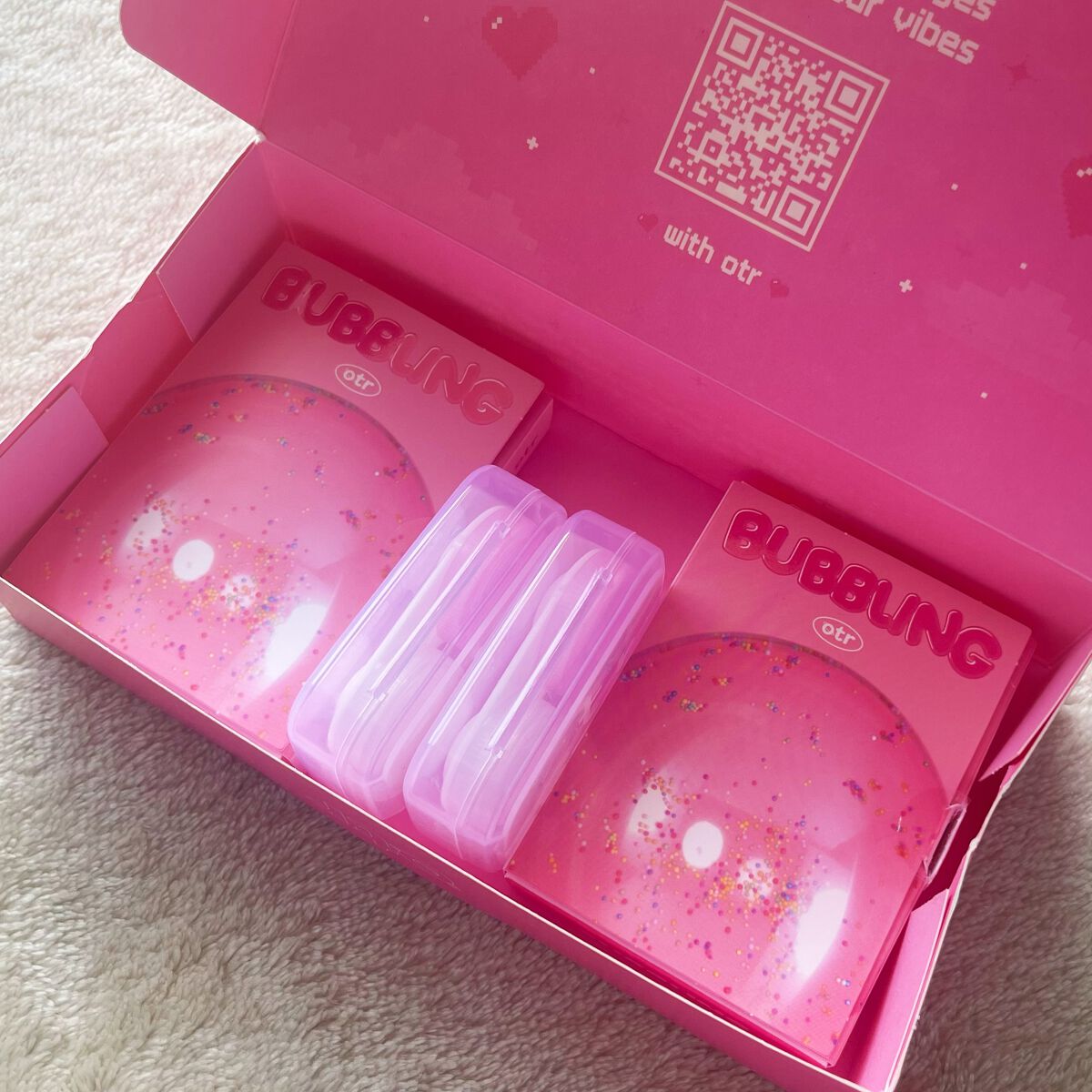 BUBBLING/otr/カラーコンタクトレンズを使ったクチコミ(7枚目)