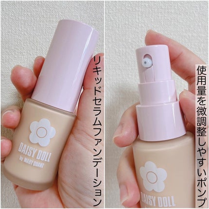 リキッド セラム ファンデーション/DAISY DOLL by MARY QUANT/リキッドファンデーションを使ったクチコミ(5枚目)