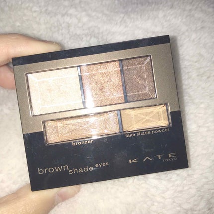 ブラウンシェードアイズN/KATE/アイシャドウパレットを使ったクチコミ(1枚目)