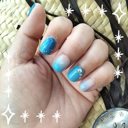 セミキュアジェルネイル(ハンド)/ohora/ネイルシールを使ったクチコミ(2枚目)