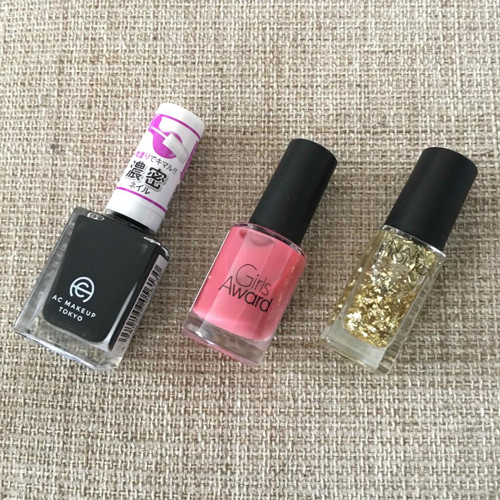 AT濃密グラマラスネイルエナメル 22 ブラック/Art Collection/マニキュアを使ったクチコミ（2枚目）