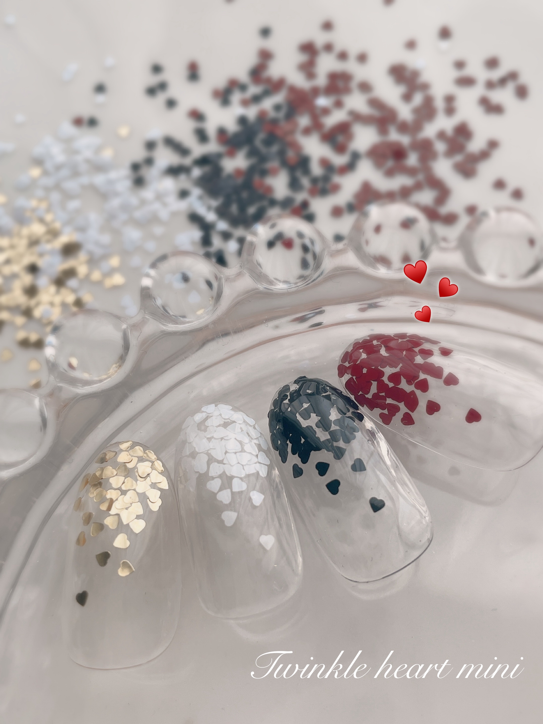 Twinkle heart mini/nail for all/ネイル用品を使ったクチコミ（3枚目）