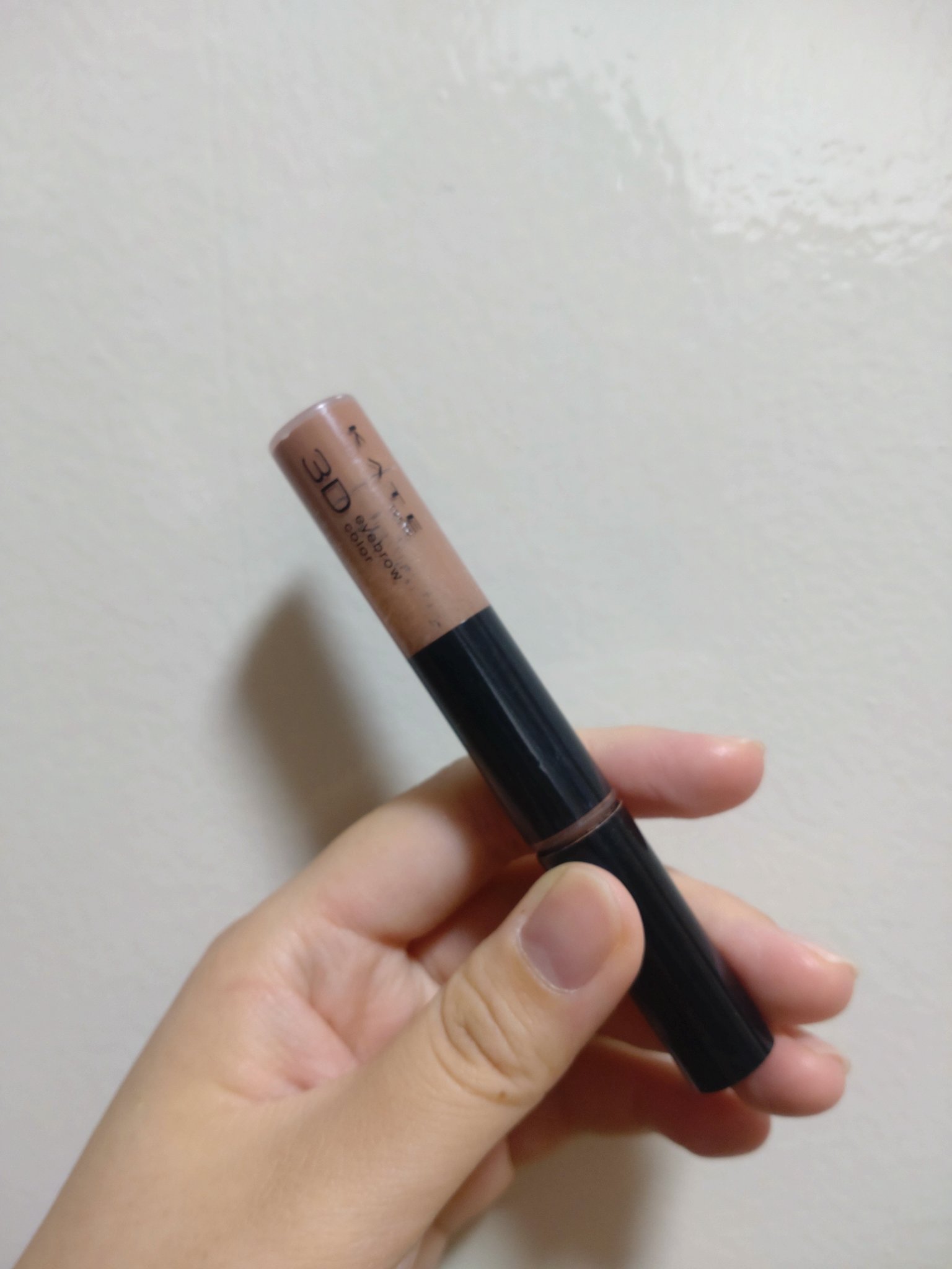 3DアイブロウカラーN BR-3 ピンクベージュ（明るいブラウン～レッド系の髪色に合う）/KATE/眉マスカラを使ったクチコミ（1枚目）