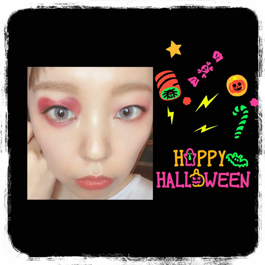 スキンケアヲタ☔️ぱる on LIPS 「なんだかんだハロウィン当日になってしまったー💦カラコンがなかな..」(4枚目)
